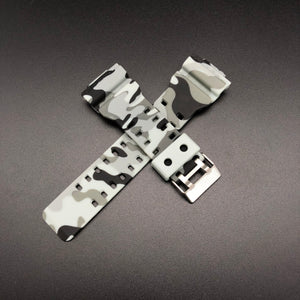 Casioak H Buckle Camo Rubber Straps