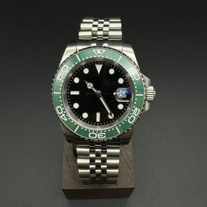 Parnis Bliger Submariner Black Submariner Watch Silver Jubilee