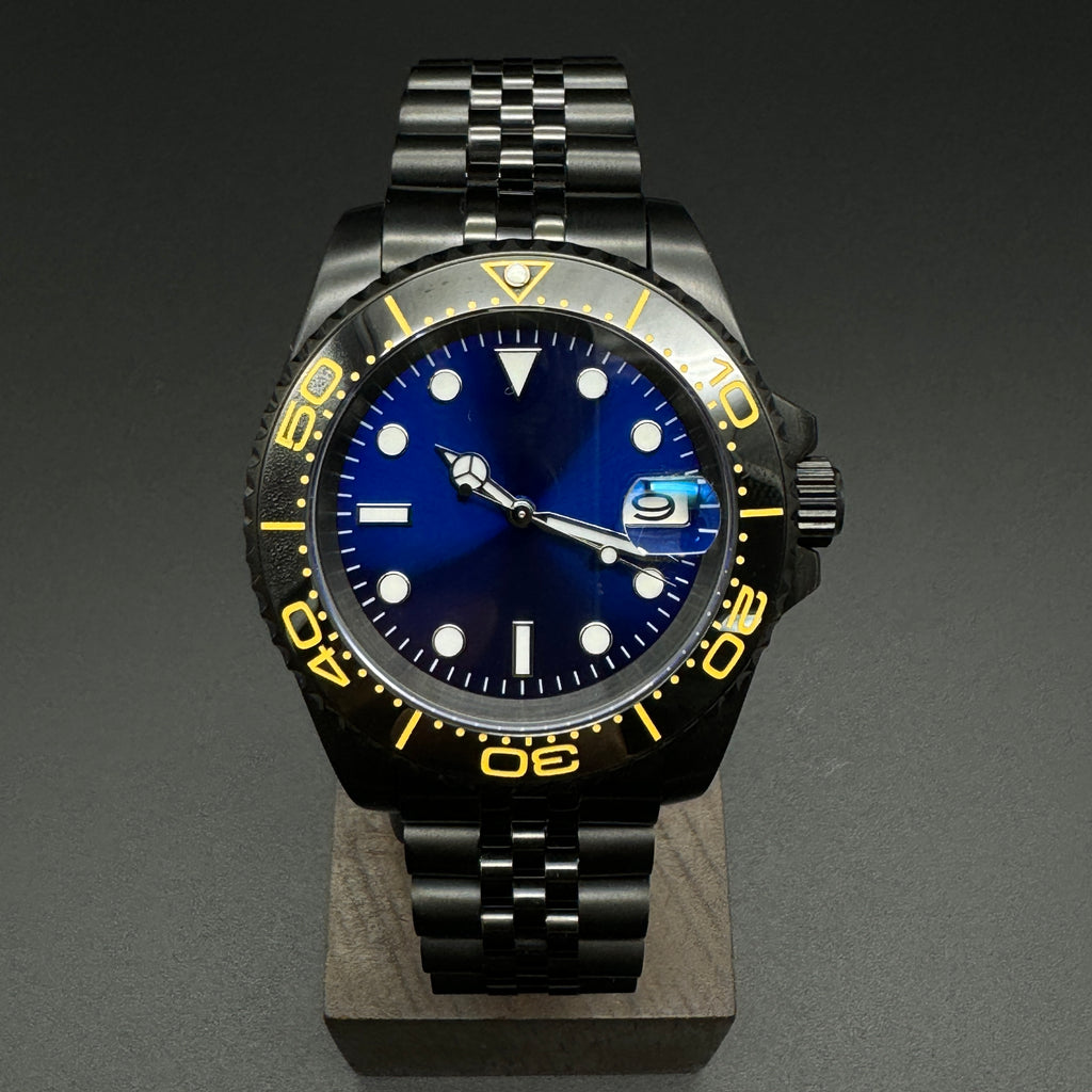 Blue Submariner Watch Black Jubilee – Honcos Straps
