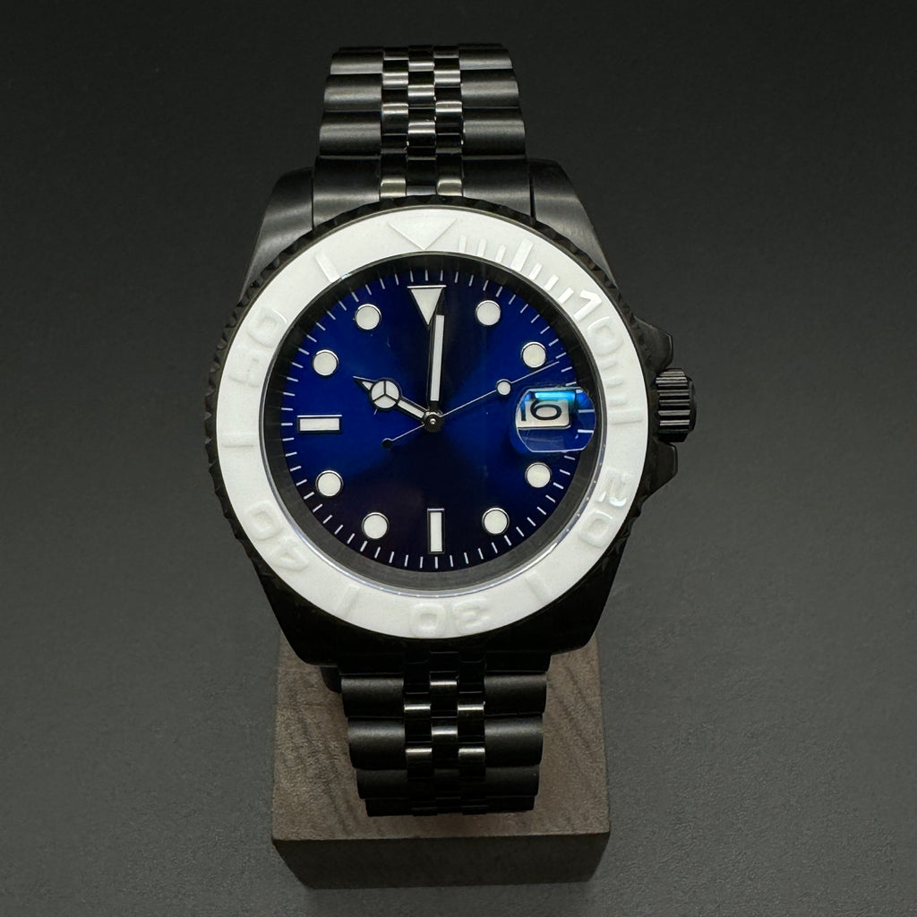 Blue Submariner Watch Black Jubilee – Honcos Straps