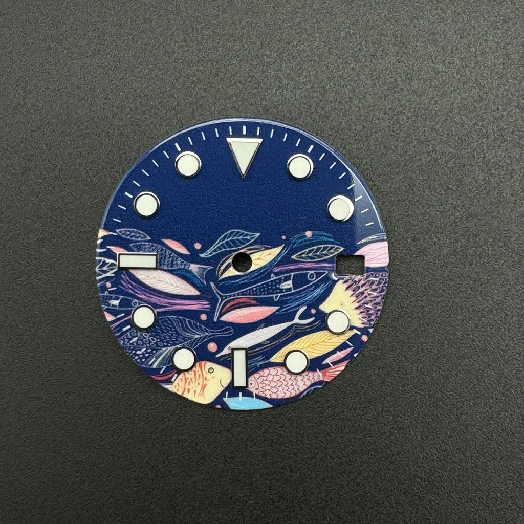 28.50 MM Ceramic Fish Dial – Honcos Straps