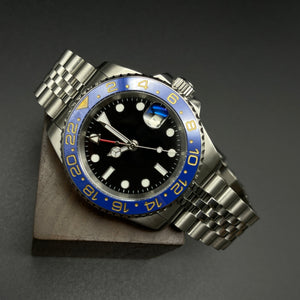 GMT Style Watch Silver Jubilee – Honcos Straps - Main Image