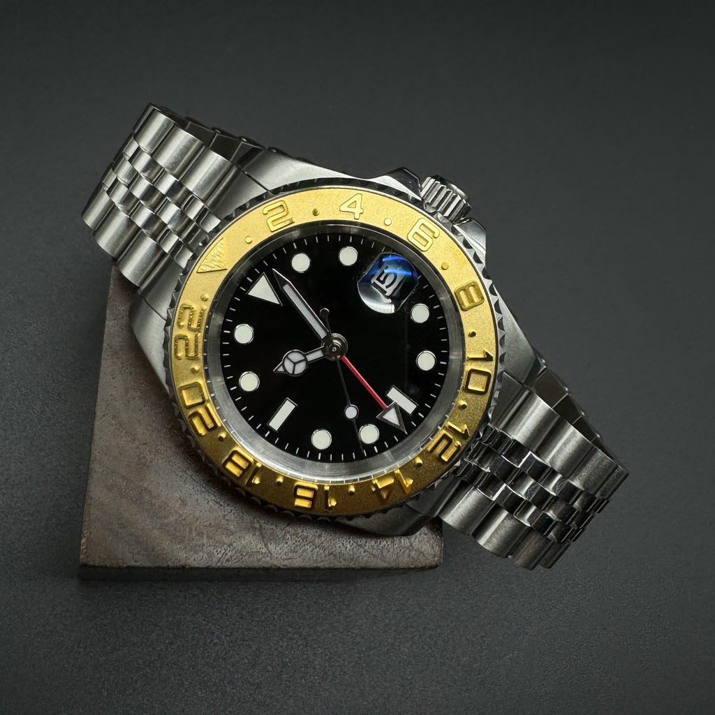 GMT Style Watch Silver Jubilee – Honcos Straps
