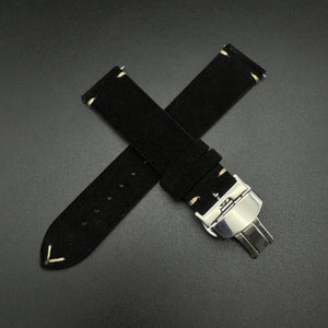 Quick Release Leather Straps + Deployment Clasp